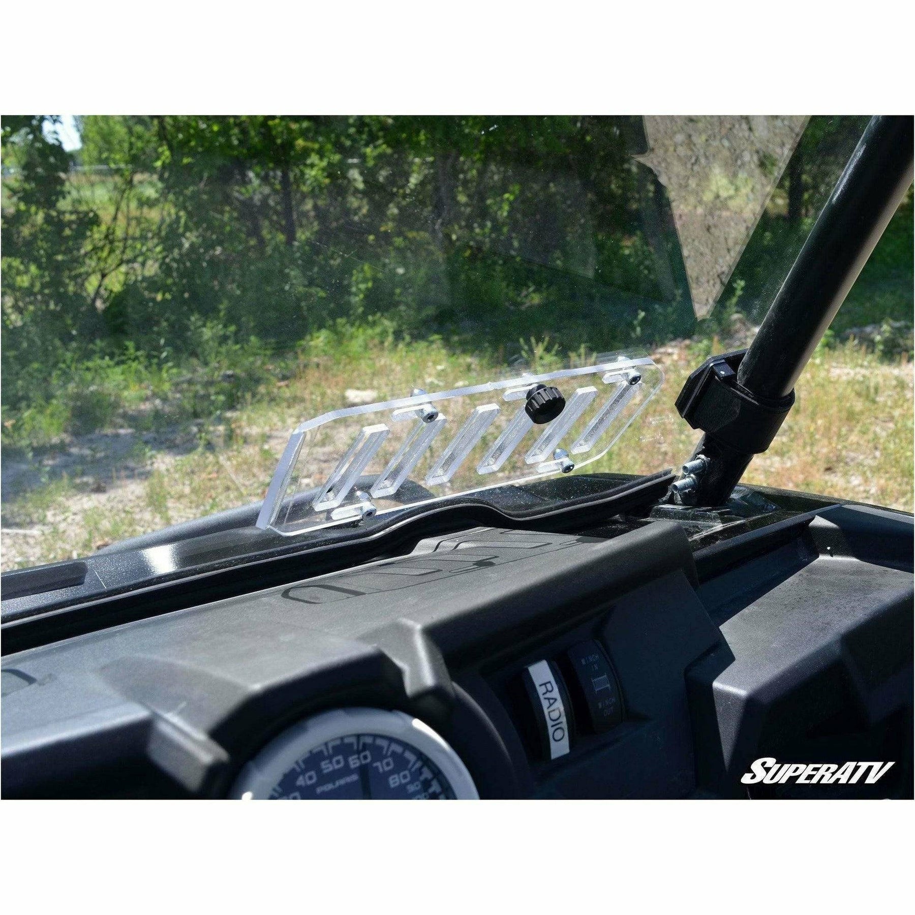 SuperATV Polaris RZR S 1000 Scratch Resistant Vented Full Windshield