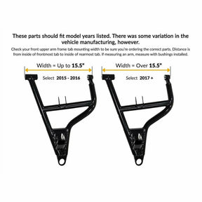 SuperATV Polaris RZR S 900 High Clearance A-Arms