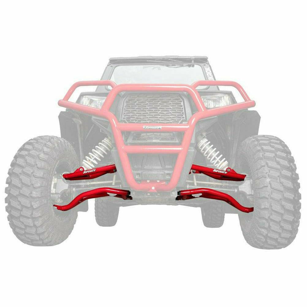 SuperATV Polaris RZR Trail S 1000 High Clearance 1.5" Forward Offset A-Arms