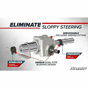 SuperATV Polaris RZR Trail S 1000 RackBoss 2.0 Steering Rack & Pinion