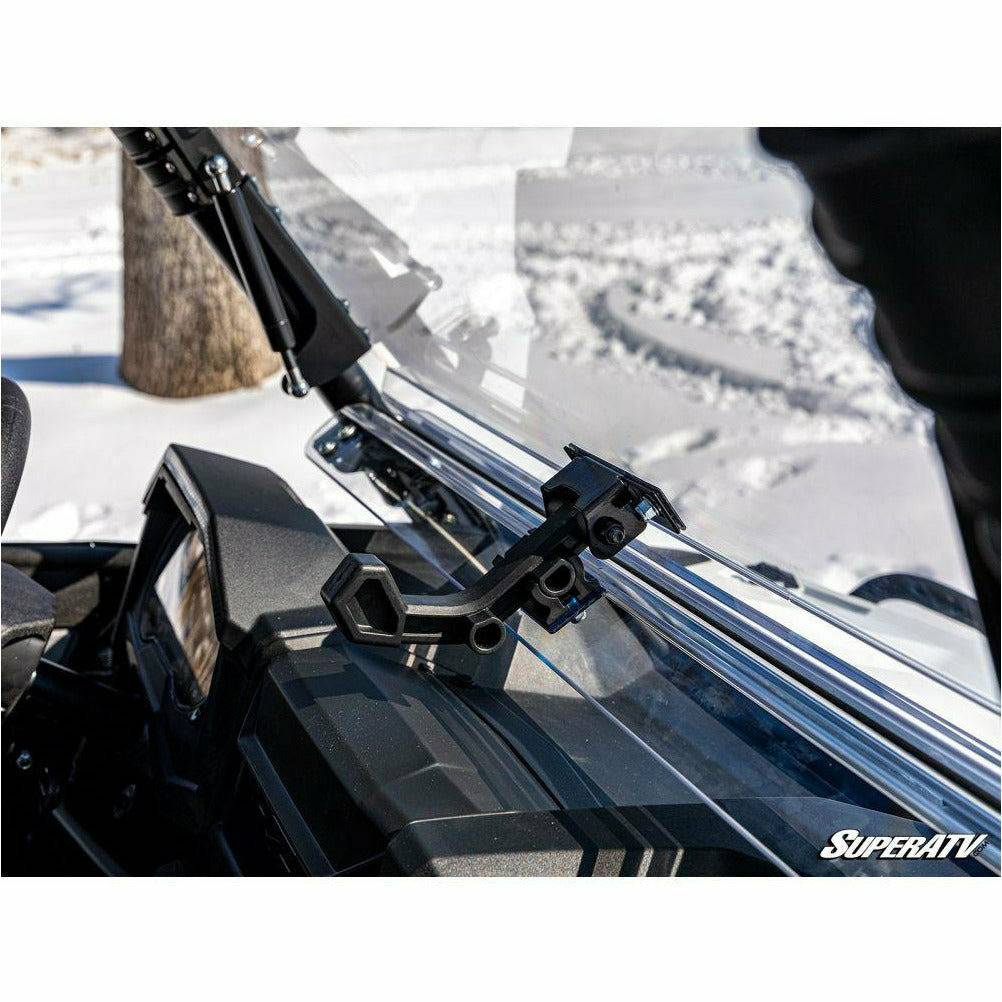 SuperATV Polaris RZR Trail S 900 Scratch Resistant Flip Windshield