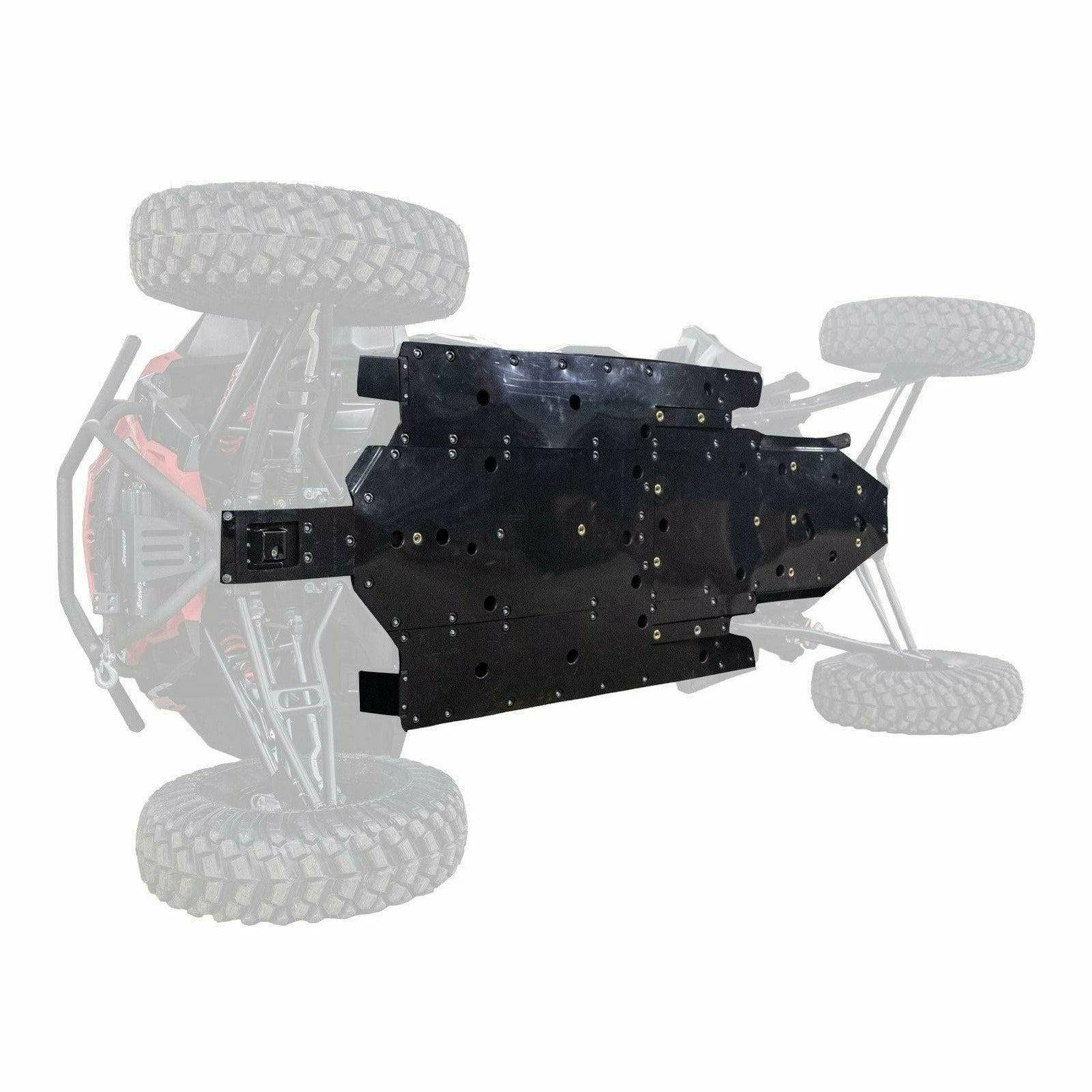 SuperATV Polaris RZR XP Turbo S 4-Seater Full Skid Plate