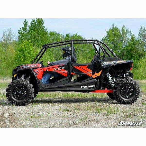 SuperATV Polaris RZR XP Turbo 4-Seater Rock Sliding Nerf Bars