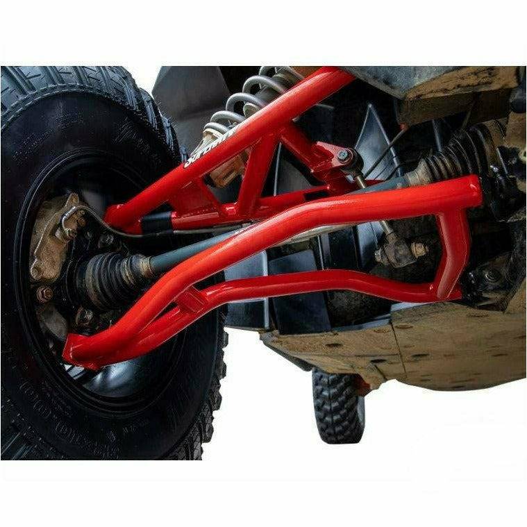 SuperATV Polaris RZR XP Turbo High Clearance 1.5" Forward Offset A-Arms (Chromoly)