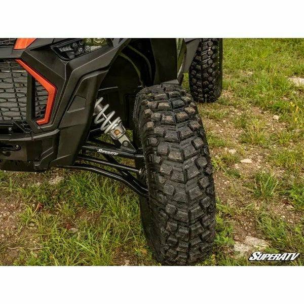 SuperATV Polaris RZR XP Turbo High Clearance 2" Forward Offset A-Arms