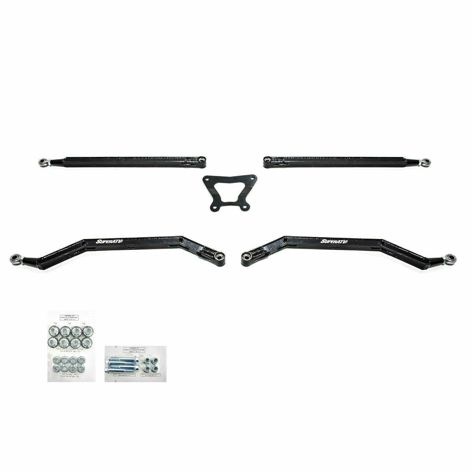 SuperATV Polaris RZR XP Turbo S Boxed High Clearance Radius Arms