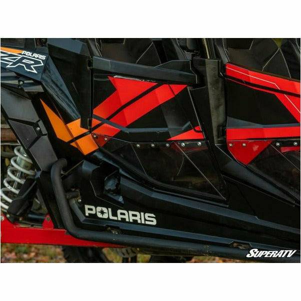 SuperATV Polaris RZR XP Turbo S Clear Lower Doors