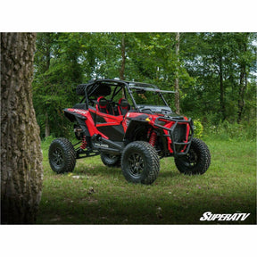 SuperATV Polaris RZR XP Turbo S Scratch Resistant Flip Windshield