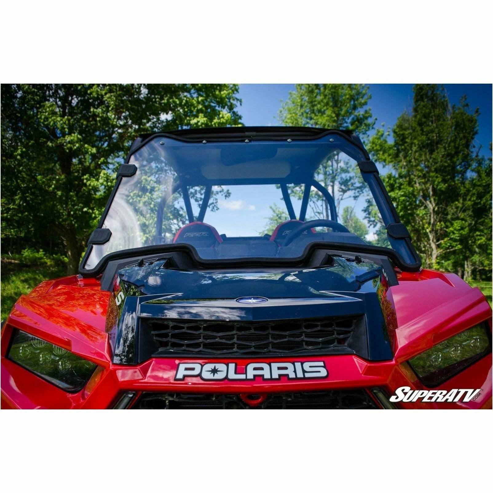 SuperATV Polaris RZR XP Turbo S Scratch Resistant Full Windshield