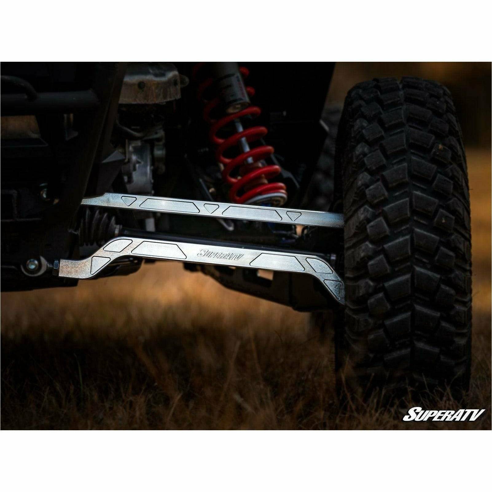 SuperATV Polaris RZR XP Turbo S High Clearance Billet Aluminum Radius Arms