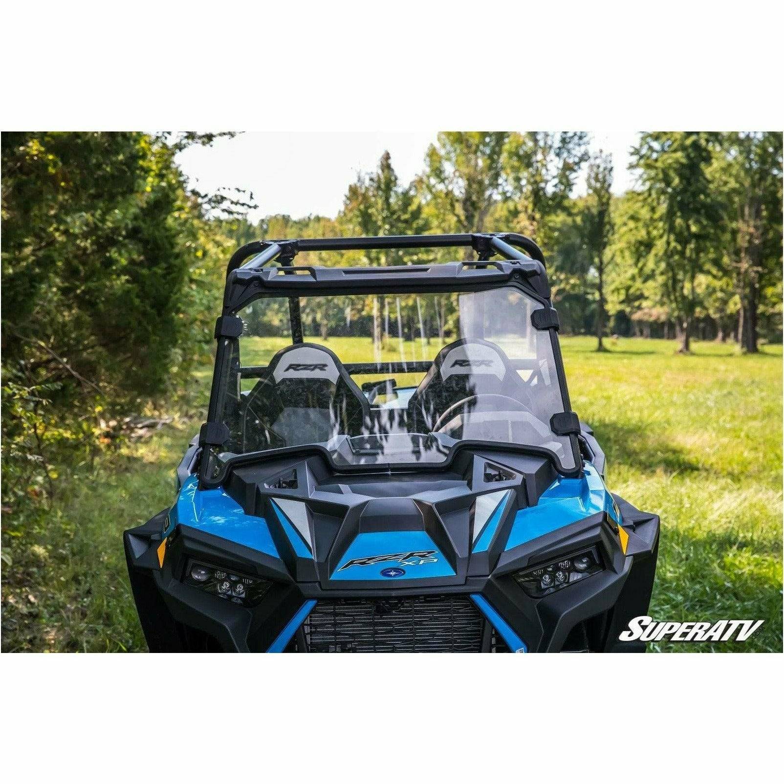 SuperATV Polaris RZR XP Turbo Scratch Resistant Full Windshield