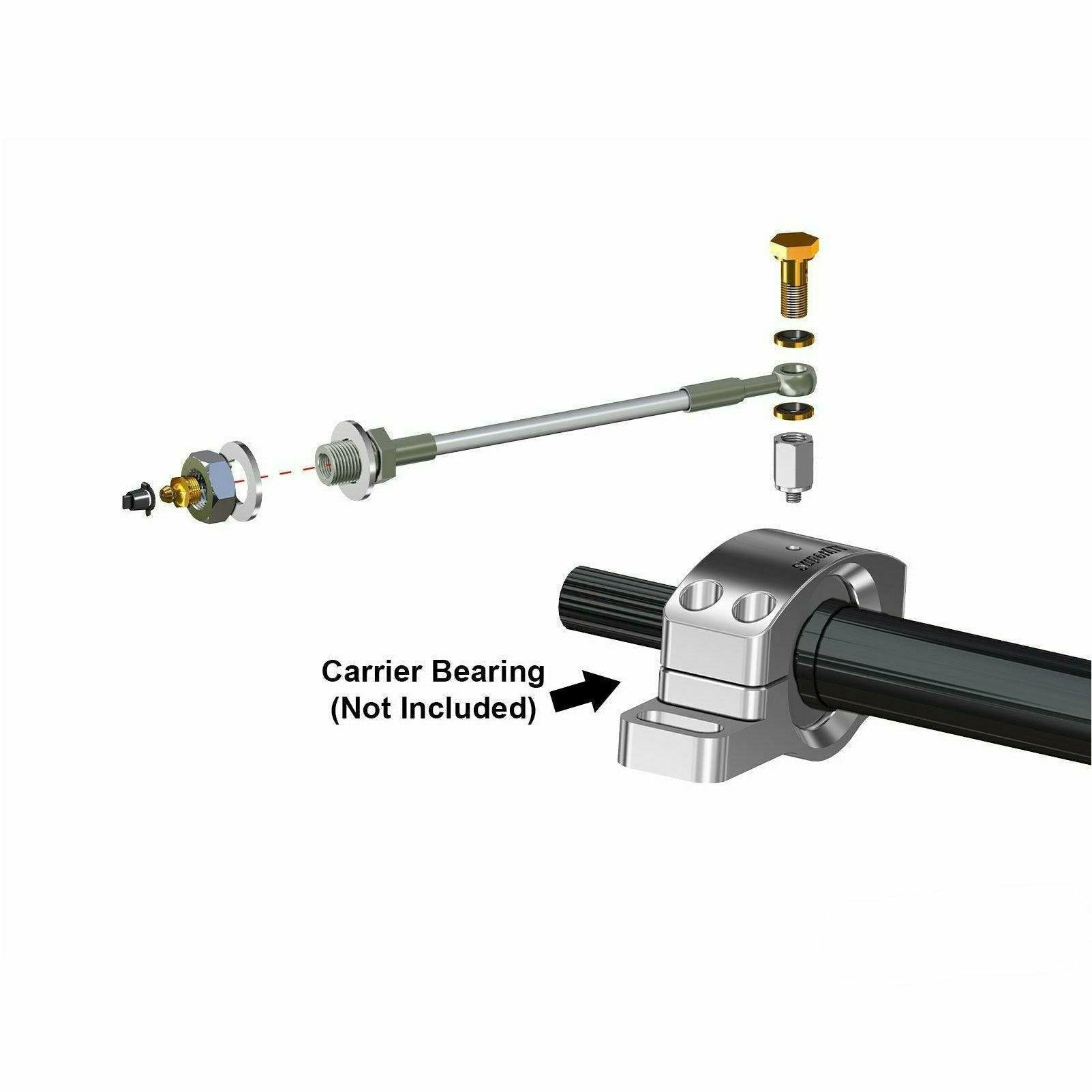 SuperATV Remote Grease Line for SuperATV Carrier Bearings