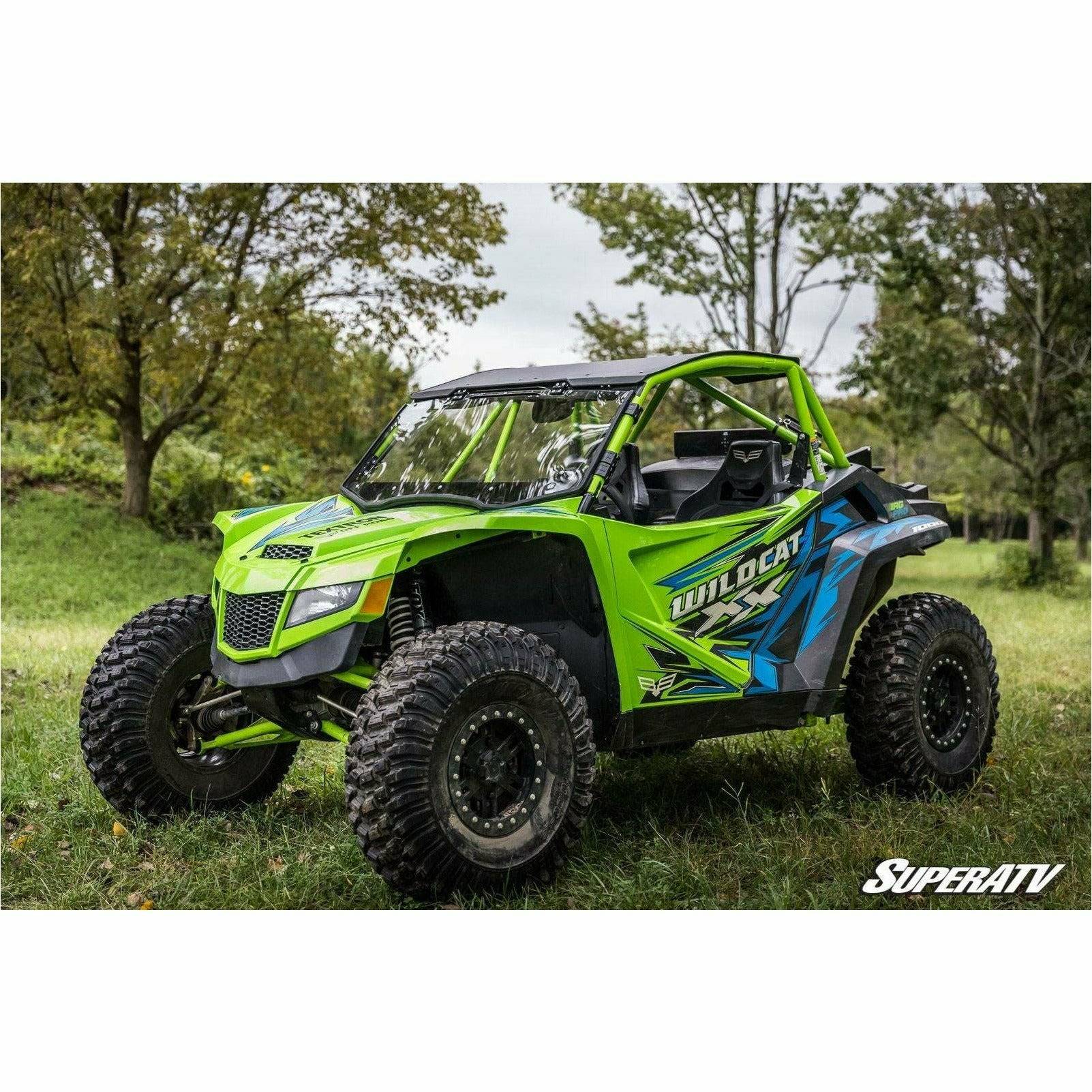 SuperATV Arctic Cat Wildcat XX Flip Windshield