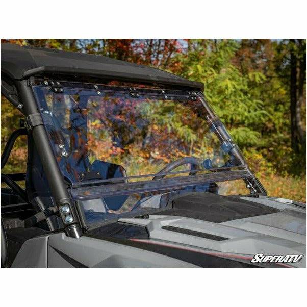 SuperATV Yamaha Wolverine RMAX Scratch Resistant Flip Windshield