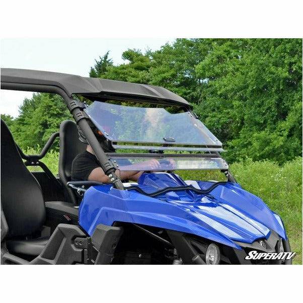 SuperATV Yamaha Wolverine Scratch Resistant Flip Windshield