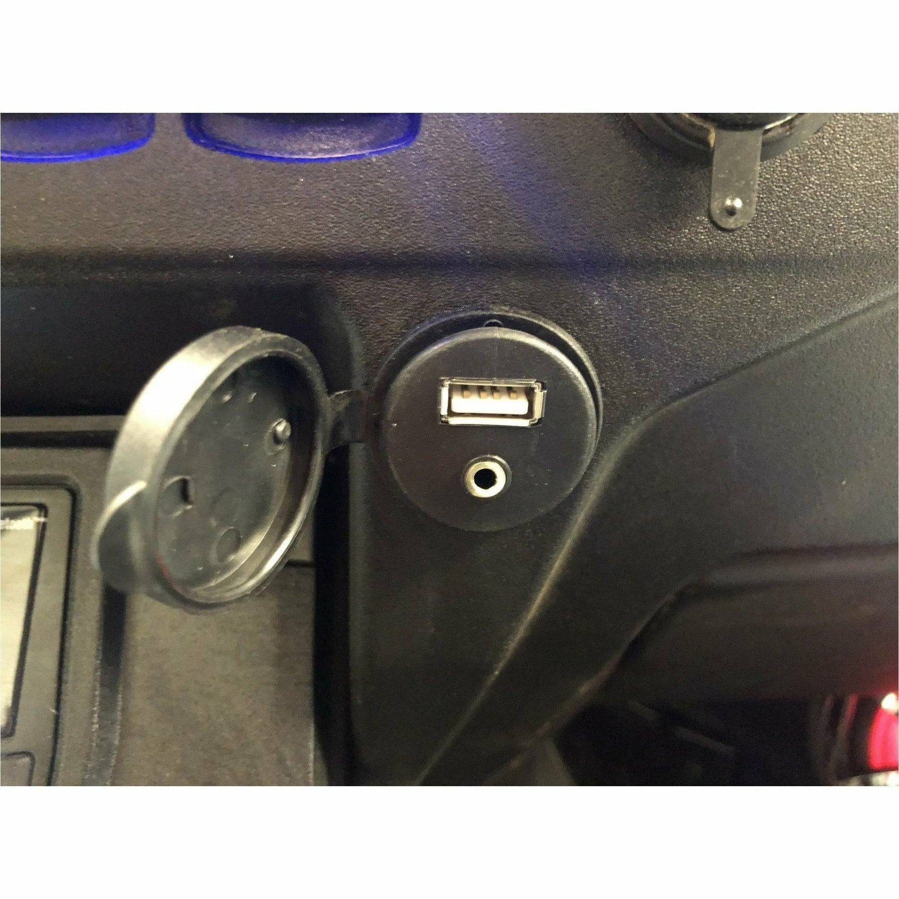 UTV Stereo USB & Auxiliary Flush Mount Adapter