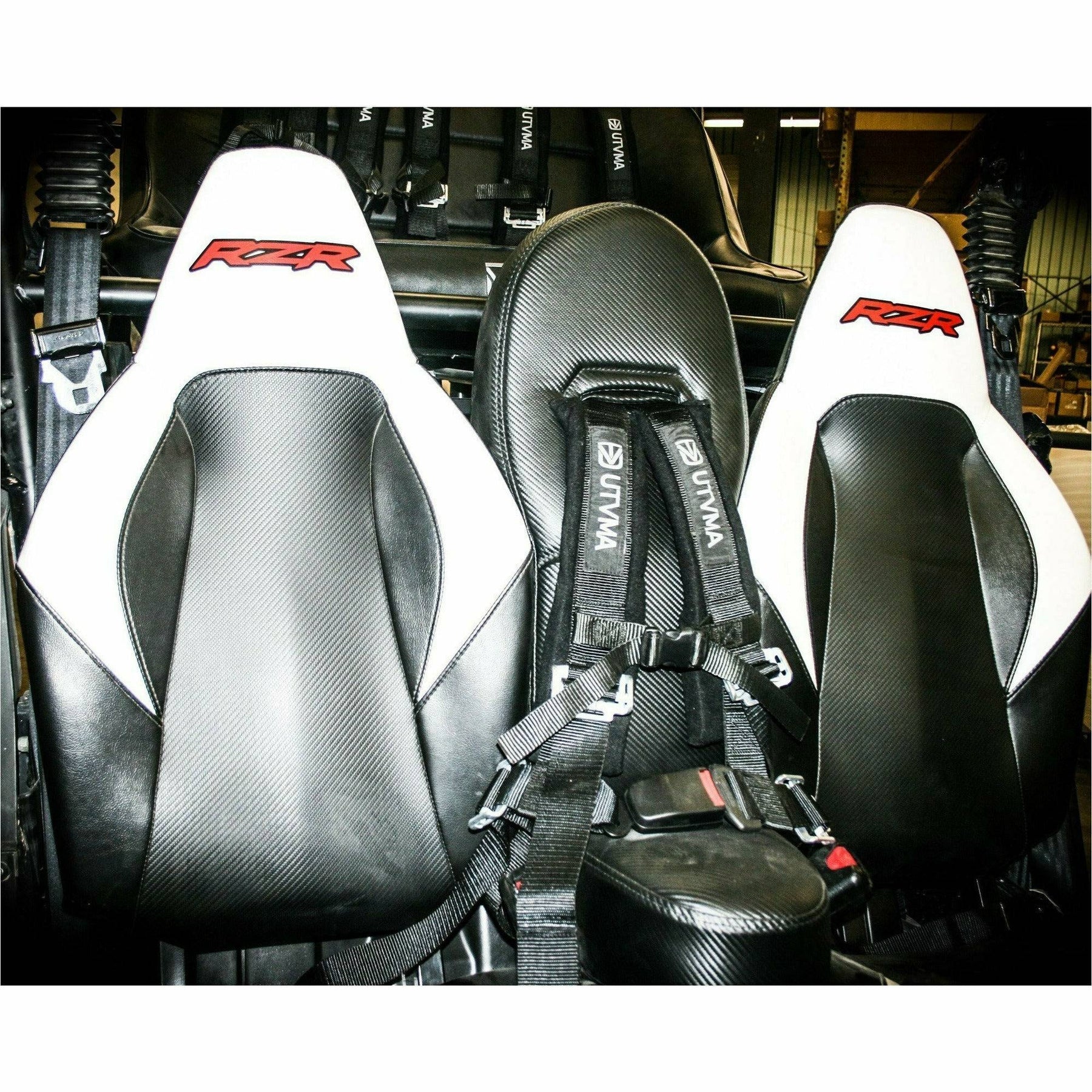 UTV Mountain Accessories Polaris RZR (2008-2014) Bump Seat with Harness