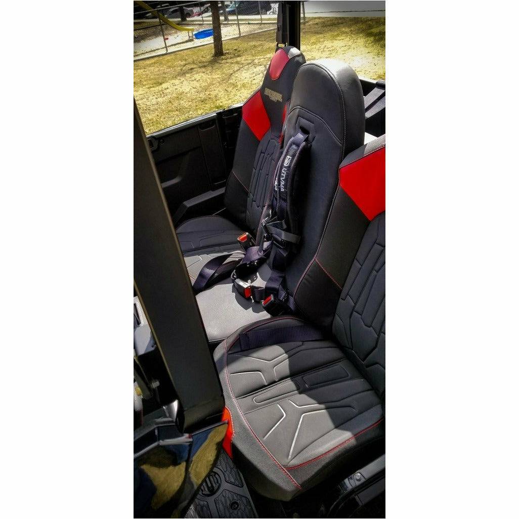 UTV Mountain Accessories Polaris General 4-Seater Rear Bump Seat with Harness