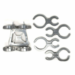 Viper Machine Yamaha YXZ Billet Shock Reservoir Clamp Set for HCR Long Travel Suspension