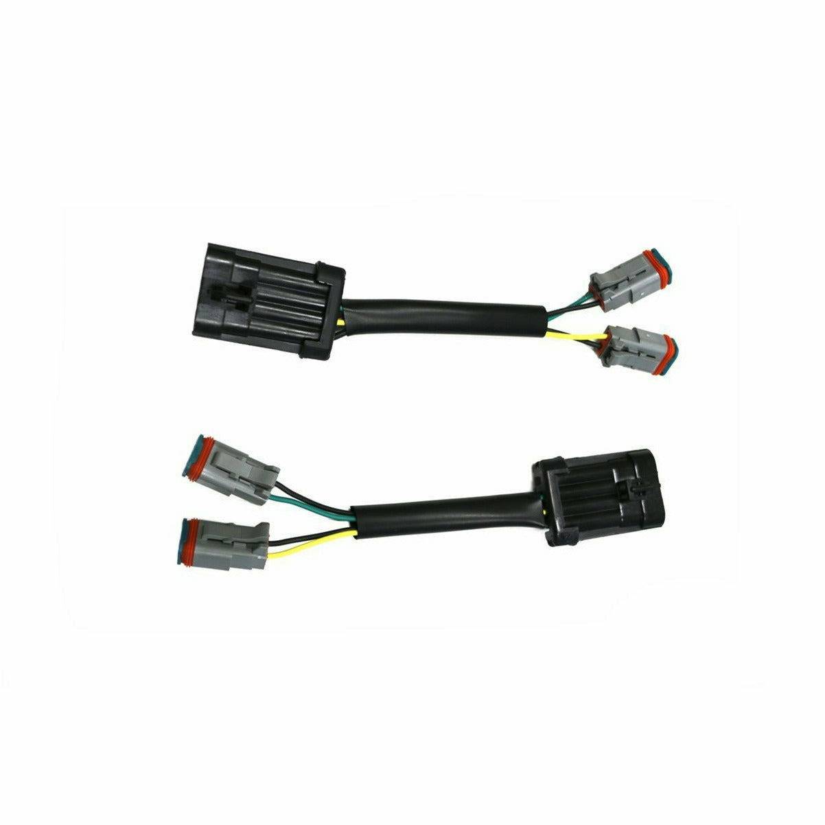 XTC Polaris RZR Plug & Play Headlight Adapter Harness to 2 Deutsch DT06-2S Connectors